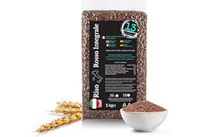 Arroz Rojo Integral 1kg | Sin Gluten, Rico en Fibra y Minerales | Crujiente y Aromático | Ideal para Dietas Saludables | Producto Italiano - 13 di Ilaria