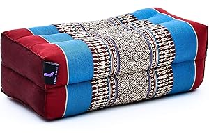 ‎LEEWADEE Leewadee Meditationskissen Yogakissen Yoga Block Yoga Zubehör Yoga Klotz Yoga Kissen Ökologisches Naturprodukt Thaikissen Nackenkissen, Kapok