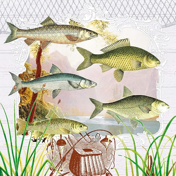 Ambiente Servietten Lunch, 33x33 Cm – Motiv Kastanien/Herbst, 20 Stück Pro Packung