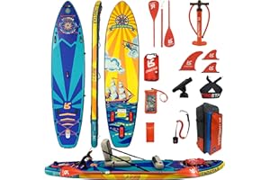 iTAOSTAR Journey nadmuchiwana deska SUP 350 cm x 86 cm z siedziskiem, bardzo szeroka, nadmuchiwana deska SUP z kompletnymi akcesoriami, uniwersalna deska surfingowa do jogi