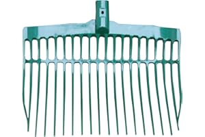AMKA Reitsport Amesbichler Fourche à fumier/crottin flexible, solide, extra légère et presque incassable Vert