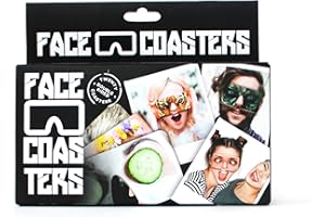 Gift Republic Tapis de bière « Face Dessous de Verre » en Carton, Multicolore, 15,5 x 3,5 x 13 cm