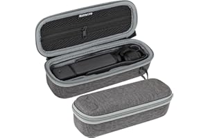 iEago RC Osmo Pocket 3 Case Portable Protective Case Compact Travel Carrying Case Anti-Collision Carry Case Storage Bag Hard Shell for DJI Osmo Pocket 3 Action Camera Accessories
