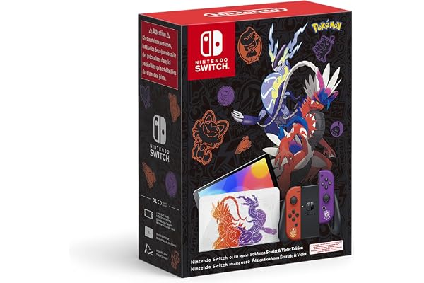 Nintendo Switch OLED Edición Limitada Pokémon Escarlata y Púrpura