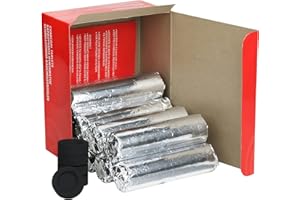 NKlaus Räucherkohle 10 Rolle Ø 33mm 100 Kohletabletten schnellzündend Naturkohle Selbstzünderkohle Shisha Schnellanzünder aus Griechenland 1115