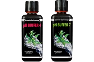 Greenlight Guys Lot de 2 bouteilles de solution d'étalonnage pH Buffer 4 et pH Buffer 7 300 ml