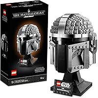 LEGO Star Wars Casco del Mandaloriano, Kit Modellismo Adulti, Elmo da Collezione, Idea Regalo da Esposizione per Uomo e Donna