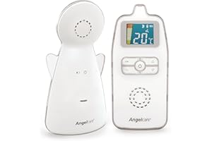 Angelcare Babyphone AC423-D, ÖKO-Test Testsieger, strahlungsarm, bis zu 250m Reichweite, Nachtlicht, Raumtemperaturanzeige