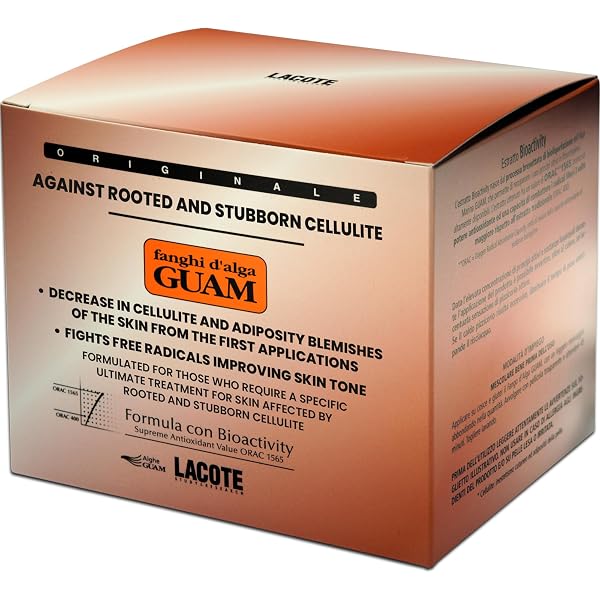 GUAM Algenschlamm 1 Kg – Klassische Formel Gegen Cellulite & Lokale Fettpolster
