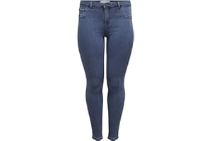ONLY Carmakoma Carthunder Push Up Reg SK Jeans MBD Noos Vaqueros Skinny para Mujer