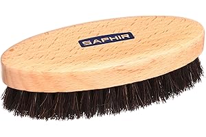 SAPHIR Oval Horsehair Brush black