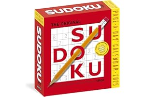 Original Sudoku Page-A-Day® Calendar 2025: 365 Puzzles from the Editors at Nikoli