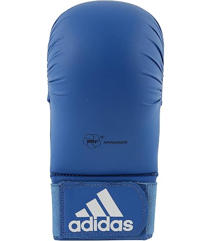 S.B.J Sportland Karate Handschutz Rot – WKF-lizenziert, Weich, Mit Zwei Fingerschlaufen