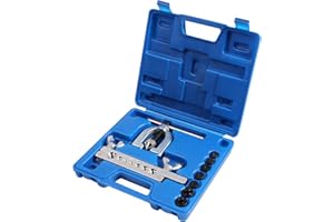 LLCTOOLS Kit d'outils pour conduites de frein de voiture - Outil de conduite de frein - Double outil pour évaser la voiture