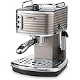 De'Longhi Scultura Traditional Barista Pump Espresso Machine, Coffee and Cappuccino Maker, ECZ351BG, Champagne