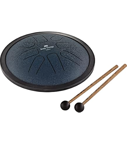 Nino Percussion Tamburo Linguistico In Acciaio 8 Lingue – Sol Minore, Diametro 17,8 Cm, Colore Menta, Per Bambini 5+ (NINO982)