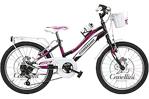 BICICLETTE CANELLINI Vélo pour fille VTT 20" LINCY 6 V