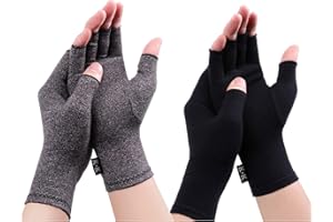 Digitek Athritis Gloves - Fingerless Gloves for Women and Men Compression Gloves For Arthritis Pain Relief Rheumatoid Carpal tunnel Dailywork Typing UK