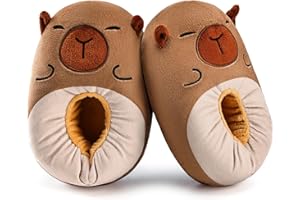 IceUnicorn Kids Toddler Slippers Boys Girls Cute Cartoon Animals Warm Home Slippers