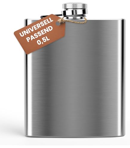 4er-Set Edelstahl Flachmann 8 Oz – Mattschwarz, Mit Schnapsglas & Trichter – Auslaufsicher, Tragbar Für Whisky & Outdoor