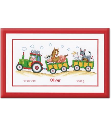 Bothy Threads Kreuzstich-Set Liebe Note - 23x26cm Komplettset