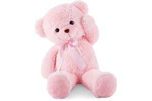 YunNasi Orsacchiotto Gigante 90cm Orso di Peluche Giganti XXL,Regalo per Compleanno (Rosa)