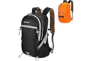 LOCAL LION Mochila Ciclismo 20L/30L, Mochilas Senderismo para Alpinismo Camping al Aire Libre, Mochila Impermeablede Trekking con Cubierta de Lluvia
