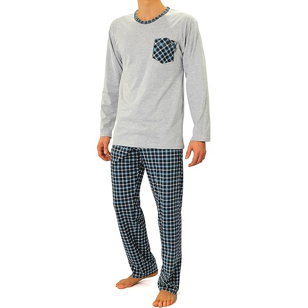 Katoenen heren pyjama Robson | Online de mooiste pyjama’s, nachthemden