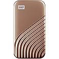 WD 500GB My Passport Portable SSD with NVMe Technology, USB-C, Read Speeds of up to 1050MB/s & Write Speeds of up to 1000MB/s