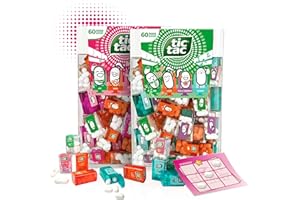 NOHAWA Tic Tac Travels mix 2 x 228 g – Needforsweet Box – idealny towarzysz na co dzień i w podróży, odświeżacz do ust, drażetki w kolorze truskawkowym i miętowym