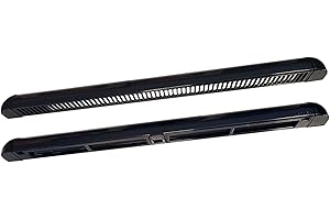 RW SIMON LTD Premium Trickle Slot Vent for uPVC Double Glazing Window - Reduces Condensation Black 300mm