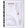 Snopake A4 Polyfile RingBinder Popper Wallet – Clear [Pack of 5] Ref: 12566