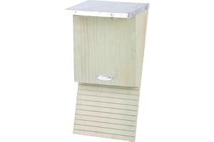 esschert Design NKVM Bat Box i naturligt trä 39 x 18 x 17 cm