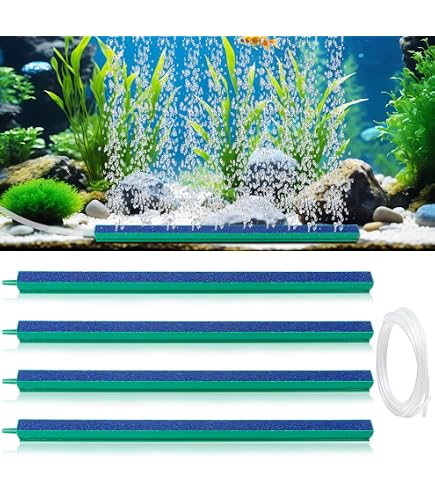 Luftstein Für Aquarium – 4 Stück, 15,2 Cm, Für Schläuche Mit 4 Mm Innendurchmesser, Keramik