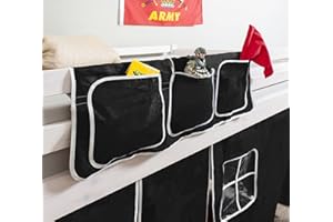 NOA AND NANI Bed Tidy Pocket Organiser Storage for Kids Bed, Bunk Loft Cabin in Pirate
