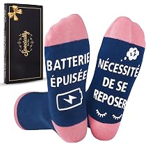 Chaussettes Drôles "Apporte-moi Du Chocolat" - Cadeau Humour Femme | Coffret Cupcake