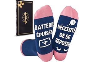Merclix Chaussettes Rigolotes Humour Femme 39 42 Idee Cadeau Femme Original Utile Cadeau Amie Maman Mamie Soeur Nounou Anniversaire Fete des Meres Saint Valentin Noel