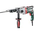 Metabo Hammer Drill, SBEV 1300-2, Futuro Plus Quick Chuck, Handle, Limit Stop, Case, VTC Full Wave Electronics, Right-Hand and Left-Hand Rotation (1300 W / 44 Nm/Speed 0-3100 /min), 600785500