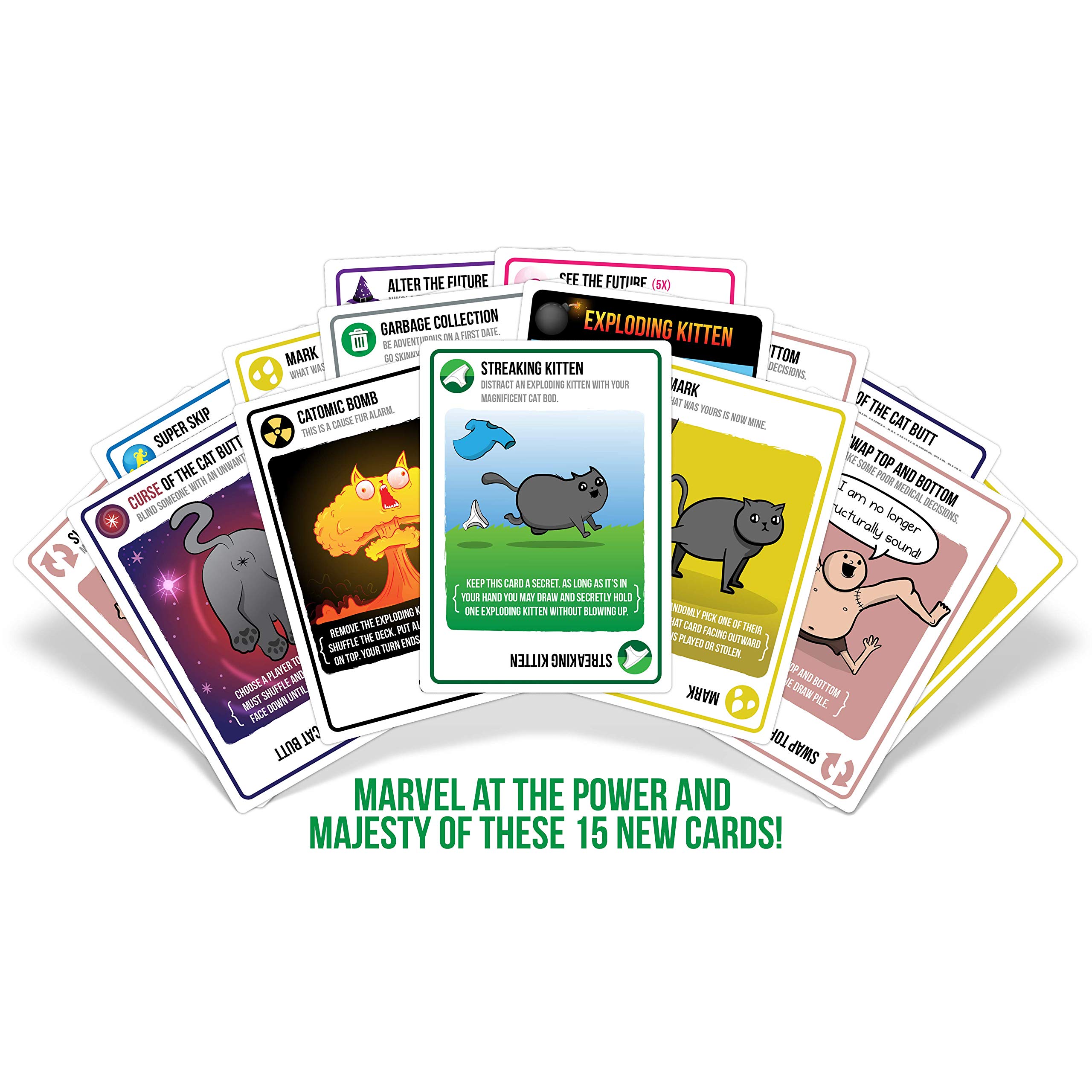 Exploding Kittens Streaking Kittens: The Second Expansion of - Imagen 3