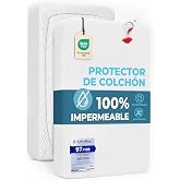 Dreamzie &ndash; Mattress Protector 90 x 190 &ndash; Waterproof Mattress Cover | OEKO-TEX Certified &middot; Fitted Sheet Type &middot; Cotton &middot; Washab