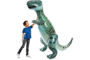 I LOVE FANCY DRESS Dinosaurio Inflable con Formato T-Rex con 243CM DE Longitud Inflable Fiestas TEMATICAS DE Verano