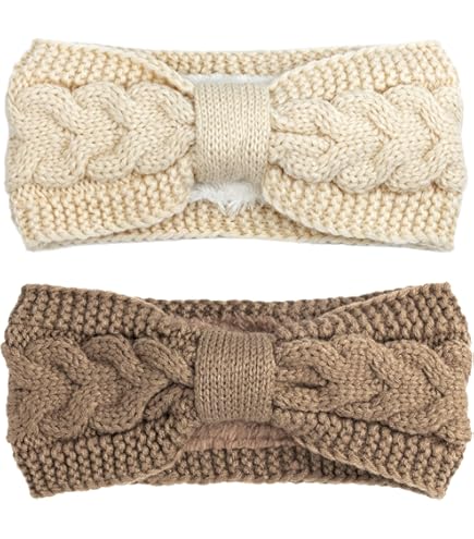 Mens Headband Surblue Winter Ear Warmer Headband - Full Cover Fleece Ear Muffs For Cold Weather Bandeau Cheveux Femme Hiver