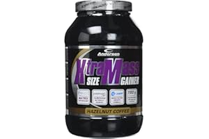 Anderson Research IAF00086991 Xtra Mass Size Gainer, 1100 g, Nocciola Caffè