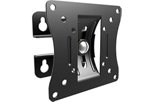 RICOO Soporte Monitor Pared Giratorio Inclinable Monitores PC 13-29" (33-74cm) S0711 Universal para Monitor LED/LCD/Curvo VESA 50x50 100x100