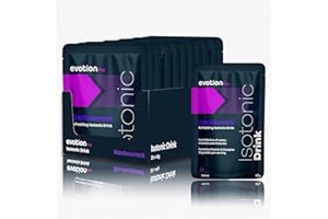 EVOTION PRO HEALTHLINE NUTRITION EVOTION PRO Boisson Isotonique en Poudre - Lot 20 x 40 g, Idéale pour s'hydrater, Avec électrolytes et Des Glucides, Prévenir les Crampes Musculaires, Sans Gluten, Cassis