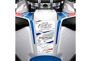 BLACK DOVES GRAPHICS Protège-réservoir adhésif en résine compatible avec R 1250 GS Adventure 2021 Tank Pad