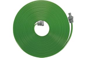 Gardena wąż zraszający: zraszacz do nawadniania podłużnych, wąskich miejsc, długość 7,5 m, gotowy do podłączenia, w kolorze zielonym, z możliwością indywidualnego skracania lub przedłużania (1995-20)