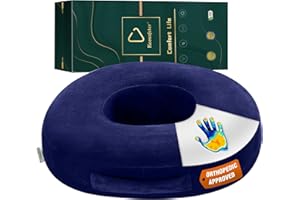 Ecosafeter Donut Hemorrhoid Seat Cushion for Office Chair, Simple and Practical, Ergonomic Coccyx Cushion, for Pregnancy, Postnatal, Sciatica, Coccyx