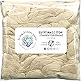 Cotton Fiber for Spinning, Blending, Felting & Fiber Arts. Soft Vegan Combed Top Roving. Vanilla
