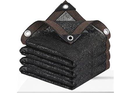 Skuggningsnät med öljetter, 70 % skuggnät 2 x 3 m skyddsnät UV- och vindavvisande, återanvändbar sol - Amazon Deal & Rabatt
